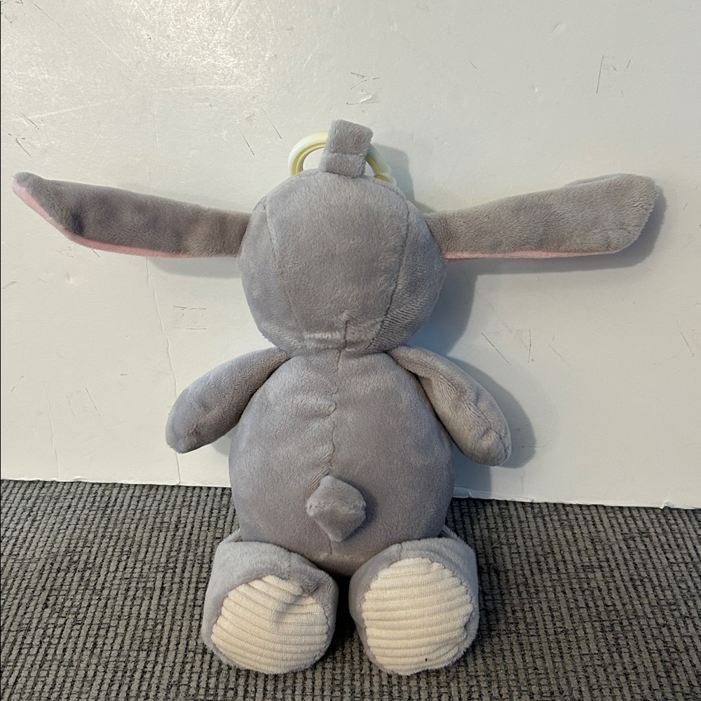 🎁 Baby toys Lamaze moose stroller baby toy and Kellytoy Gray Pink Plush Bunny - Picture 8 of 9